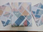 Designer Cotton Bedsheet Set with Pillow Covers – Geometric Multi-Color Print - Image 2