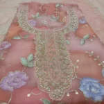 full heavy Embroidery neck work