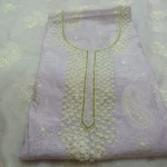 beautiful flower moti neck work party wear suit