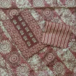 premium pure cotton unstitched suit set