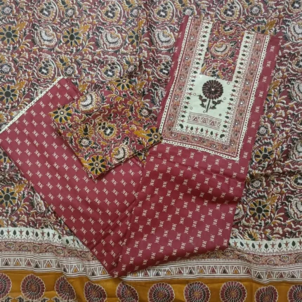 cotton unstitched suit set