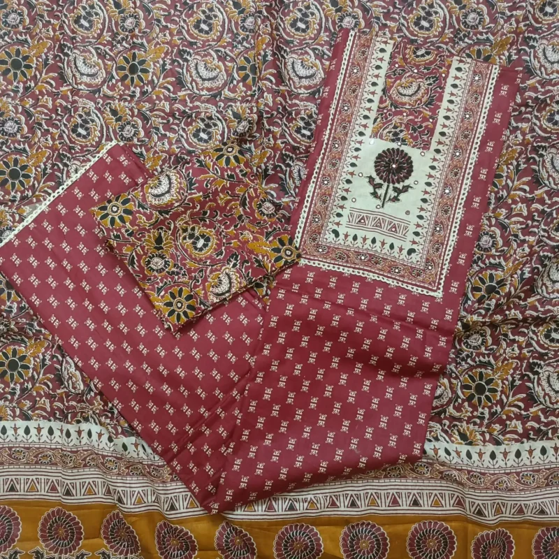 cotton unstitched suit set