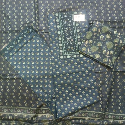 pure cotton unstitched suit
